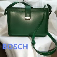 【匿名配送】ボッシュ　　グリーン 　　　ショルダーバッグ 　　レザー調
