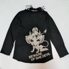 100★ヒステリックミニ★デビルミニちゃんバックプリント！Tシャツ★