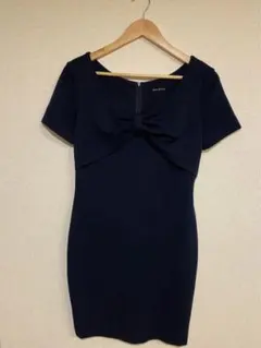 メルローズ　ワンピース　ブルー　日本製