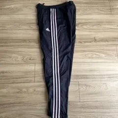 adidas ジャージパンツ ネイビー ストライプ