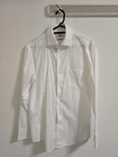 UNIQLO コットン100% ホワイト長袖シャツ
