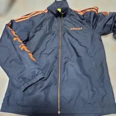 adidas ネイビー ジップアップジャケット