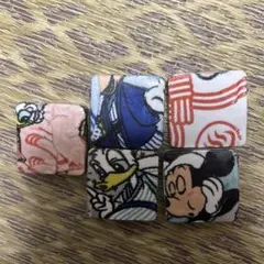 ディズニー 圧縮タオル 5個セット　限定コラボ