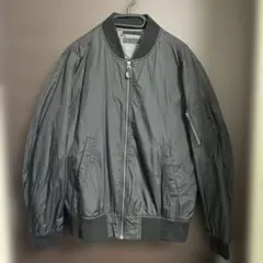 ブラック MA-1 フライトジャケット