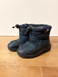スノーブーツ チェック柄　16cm