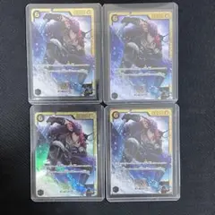 黒ルフィ デッキパーツ ロキ シークレット 4枚 ルフィ ウソップ sr各4