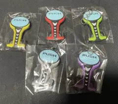 レバー　ラバーキーホルダー 全種類5個セット