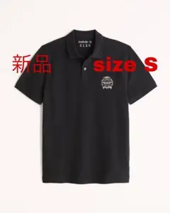 新品 正規品 A&F クレストロゴ ポロシャツ S