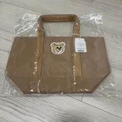 フェイラー オールドテディ ワッペントートバッグ ベージュ L 新品