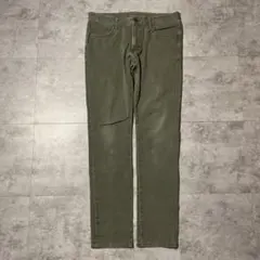 UNIQLO オリーブグリーン デニムパンツ