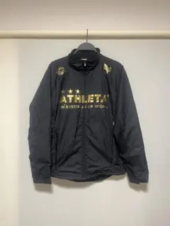 ATHLETA アスレタ ウィンドブレーカー 黒 ゴールド サイズＭ