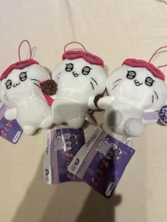 ギャルネコ　かわにいマスコット　ぬいぐるみ　全３種セット