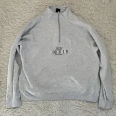 【HUF】ハフ L スウェット ハーフジップ トレーナー