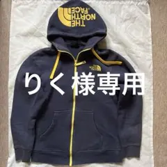THE NORTH FACE パーカー ネイビー イエロー