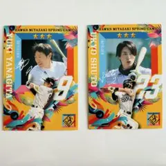 タカコレカード 周東佑京 柳田悠岐 2026宮崎春季キャンプ ホークス