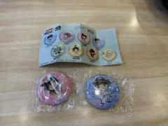 名探偵コナン　くら寿司　缶バッチ　毛利蘭　工藤新一