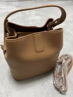 【新品・未使用】バケット型　2WAYバッグ