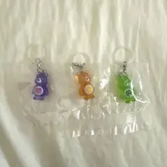 ケアベア クリアマスコットチャーム めじるしアクセサリー