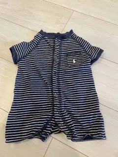 ラルフローレン　70センチ　ボーダー柄　ロンパース