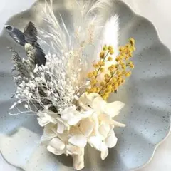 再販　大人気❗️ミモザコサージュ　プリザーブドフラワー　入学卒業