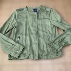 GAP レディース　ジャケット　Sサイズ　ジャンパー　カーキ　薄手　ブルゾンのサムネイル