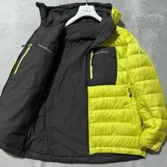 モンベル コロラドパーカ Men's XL グリーン×ブラック リバーシブル