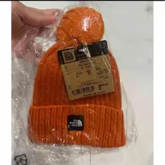 オレンジ ニット帽 帽子