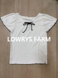 LOWRYS FARM 半袖 Tシャツ ホワイト Mサイズのサムネイル