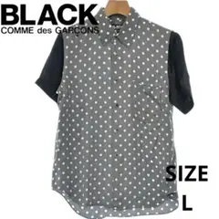 【美品】BLACK COMME des GARCONS 水玉 ドット 半袖シャツのサムネイル