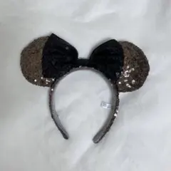ミッキー耳カチューシャ リボン付き