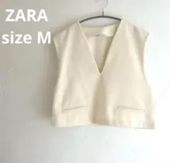 ZARA ラスティックベスト　エクリュのサムネイル