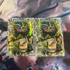 混沌の獅子デスライガー / カオスチャージャー キャラ　トレジャー　2枚