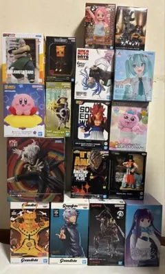 プライズフィギュア 17種セット NARUTO ドラゴンボール ワンピース など