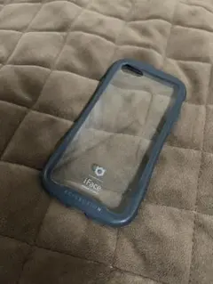 iPhone SE用 透明×ダークグレー