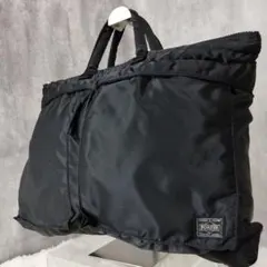 【極美品】PORTER ポーター TANKER ブリーフケース 黒 A4