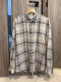 【タケオキクチ】チェック柄 長袖シャツM