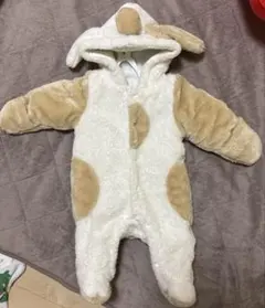 動物 耳付きフード 可愛い もこもこ ベビー服 アウター 60-70 防寒着