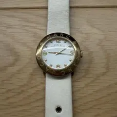 MARC JACOBS 腕時計 レディース クオーツ　ホワイト　ゴールド