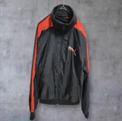 【PUMA】 フルジップジャケット ブラック/レッドMサイズ