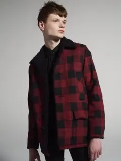 MINEDENIM 19AW デニム　バッファローチェック　ボアランチコート