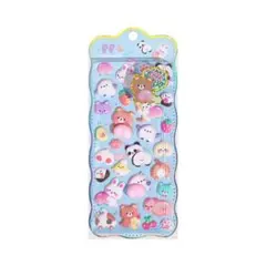 おしりシール ぷにぷに マシュマロシール ぷくぷく 立体 3D シール帳 うさぎ