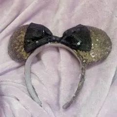 ディズニーミニーちゃんスパンコールカチューシャ