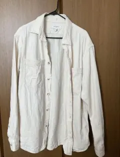 BANANA REPUBLIC クリーム色 Lサイズ シャツ
