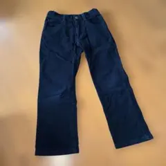 FILAフィラ 110 濃紺パンツ　コーデュロイ　別珍　フォーマルにも