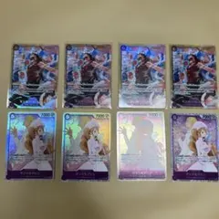 モンキー・D・ルフィ SEC 4枚 サンジ&プリンSR4枚