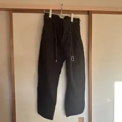 ZARA ワークパンツ ブラック ロープベルト付のサムネイル