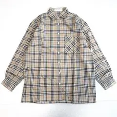 美品⭐️BURBERRYS バーバリー ノバチェック 長袖シャツ M ヴィンテージ