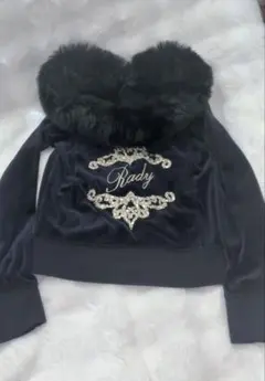 Rady 紺色ベロアパンツセットアップ