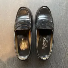 HARUTA ブラック ローファー 22