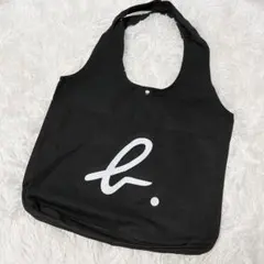 【新品】ロゴトートバッグ エコバッグ ブラック ショルダーバッグ ブラック